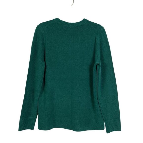 NWT J. Crew Factory Crewneck sweater in extra-soft yarn, XL, Green, Style AC625 - Picture 3 of 8